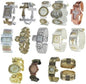 Ewatchwholesale Watch Faces Lot, Silicone Band Watch Set Analog Quartz Unisex Watches, Mixed Colors Silicone Strap Wristwatches