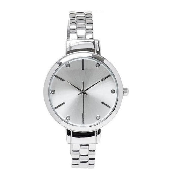 Excellent Watches | Stainless Steel Bangle Cuff Style | Quartz Analog | 31mm Durable Round Stone Dial | Fashion Watches For Women