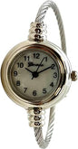 Excellent Watches for Women, Bangle Fashion Wire Watches, Easy Read, White Dial