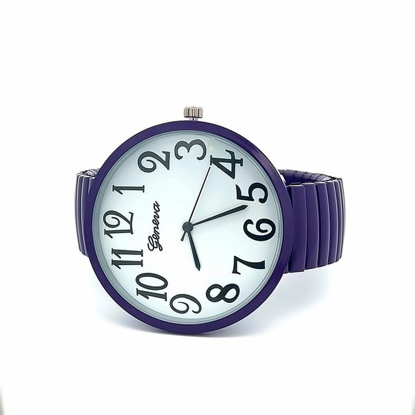 Fashion Watch Wholesale Super Large Stretch Watch Clear Number Easy Read