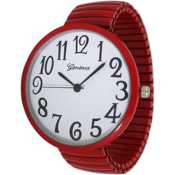 Fashion Watch Wholesale Super Large Stretch Watch Clear Number Easy Read