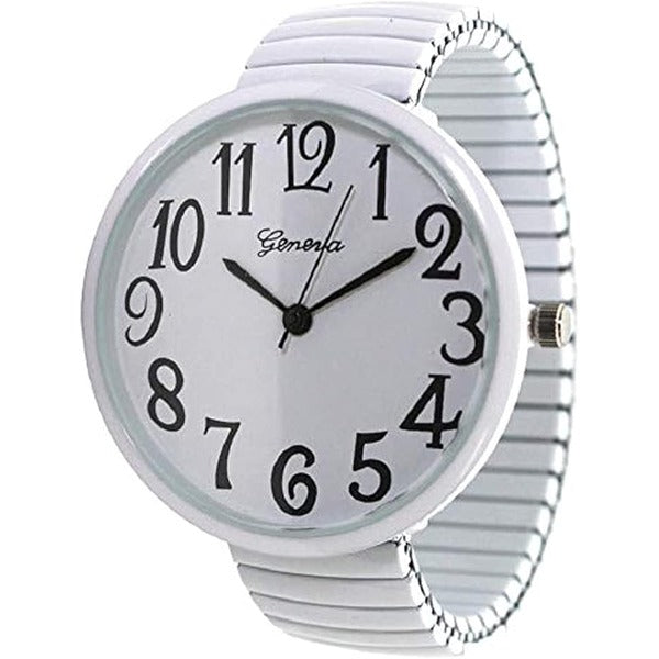 Fashion Watch Wholesale Super Large Stretch Watch Clear Number Easy Read